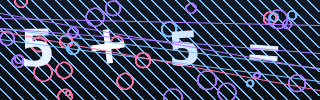 CAPTCHA-Bild mit Rechenaufgabe